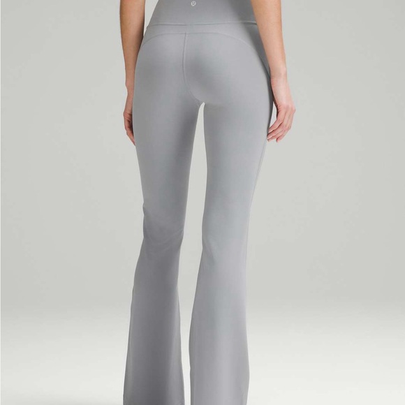 Lululemon Groove Super High Rise Nulu Flared Pant - Rhino Grey - Matching Set - Picture 3 of 3